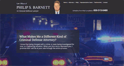 Desktop Screenshot of barnettcrimdefense.com
